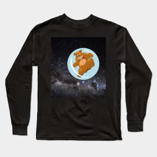 Space Bubble Bear Long Sleeve T-Shirt